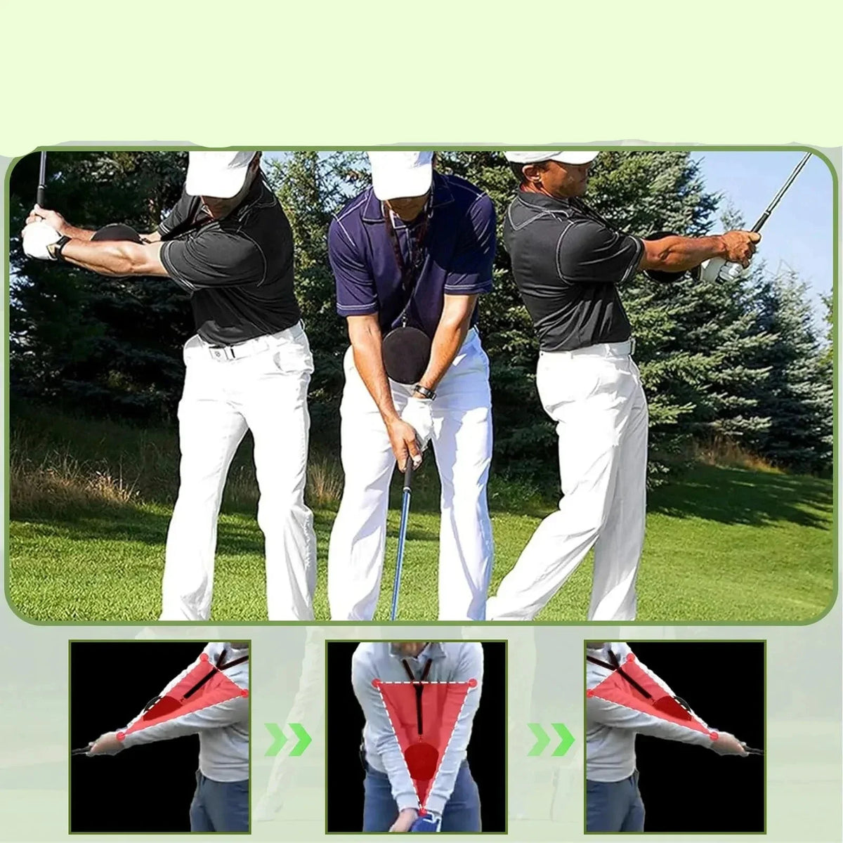 Smart Golf Swing Trainer with Posture Correction