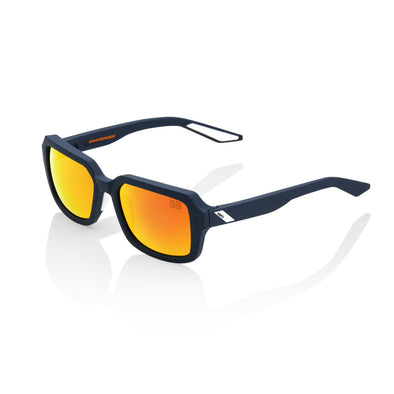 100% RIDELEY Performance Sunglasses - BRAD BINDER SE BLUE - ORANGE MULTILAYER MIRROR LENS - Brad Binder SE Blue - Orange Multilayer Mirror Lens