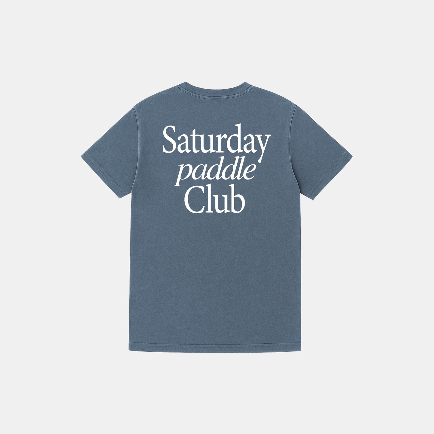 Saturday Paddle Club Pickleball Tee (Blue)