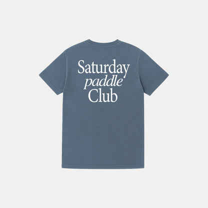 Saturday Paddle Club Pickleball Tee (Blue)