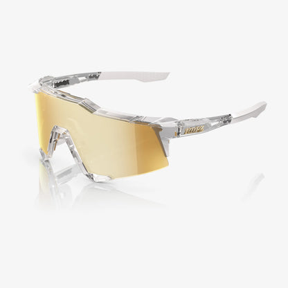 100% Speedcraft LE Sunglasses - Money Mike 24 LE - HiPER Gold Mirror