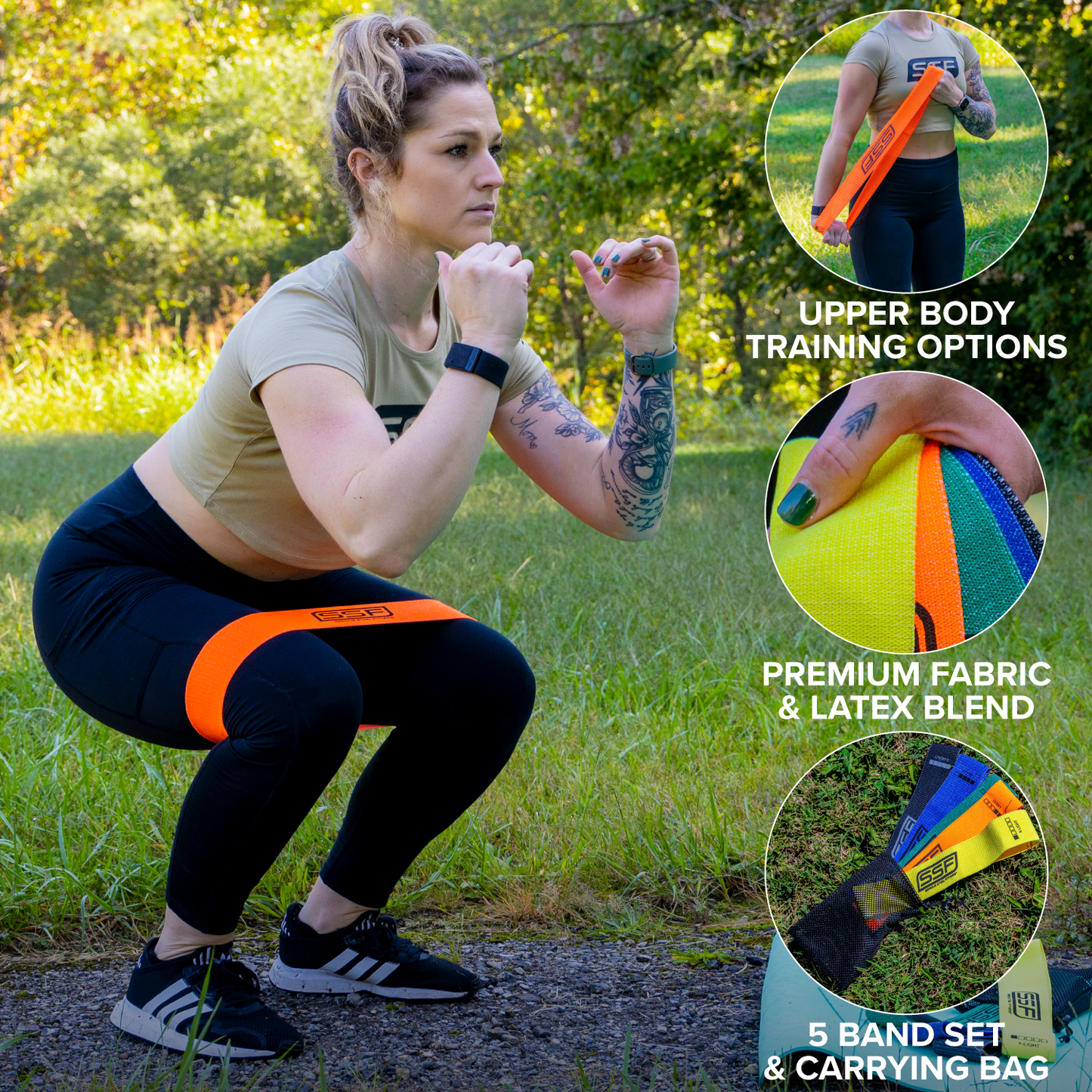 Fabric Mini Loop Resistance 5-Band Set