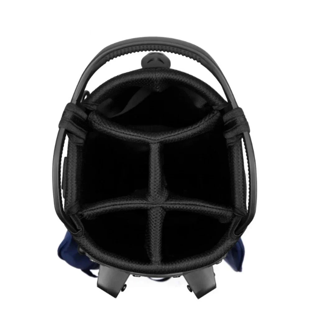 Durable Nylon Golf Bag with Convenient Club Stand