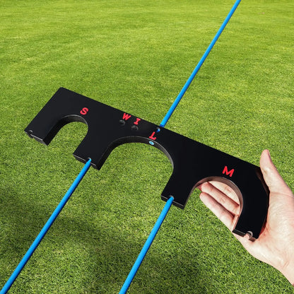 Golf Training Aid  Alignment Gate  6 Sticks  5 Angles