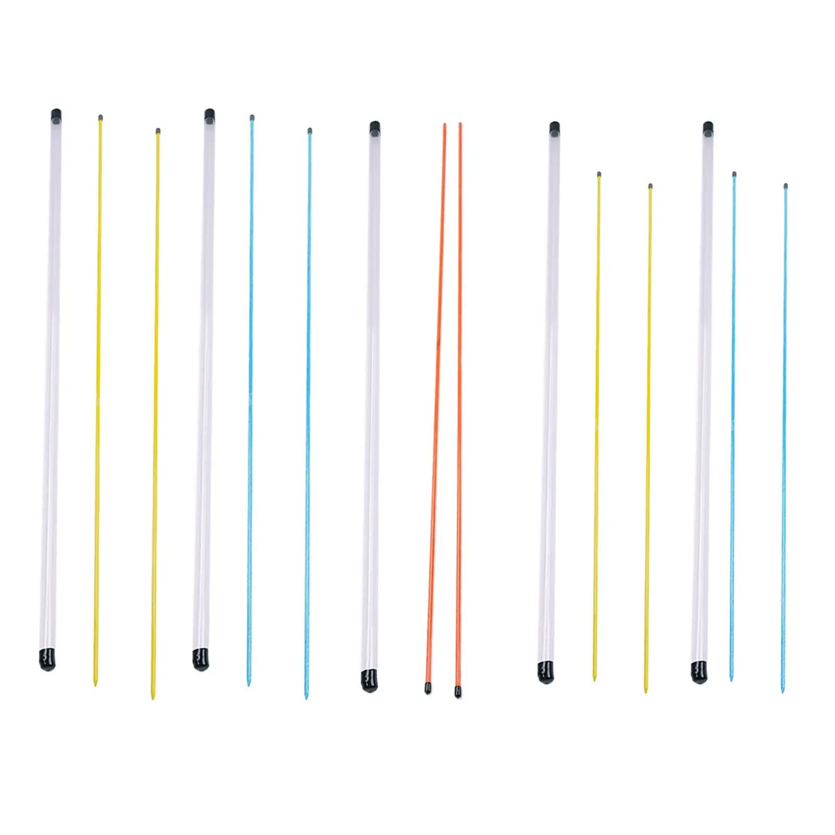 Essential Golf Training Tool Alignment Sticks & Storage Bag