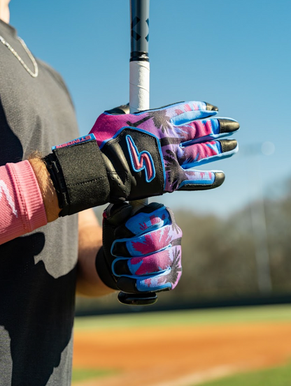 Winder Series Batting Gloves - Miami Nights