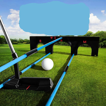 Golf Training Aid  Alignment Gate  6 Sticks  5 Angles