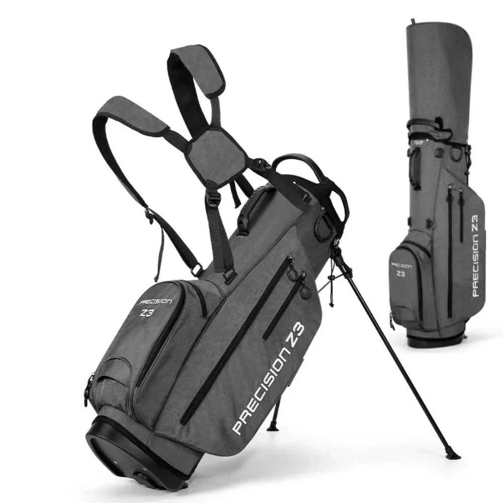 Durable Nylon Golf Bag with Convenient Club Stand