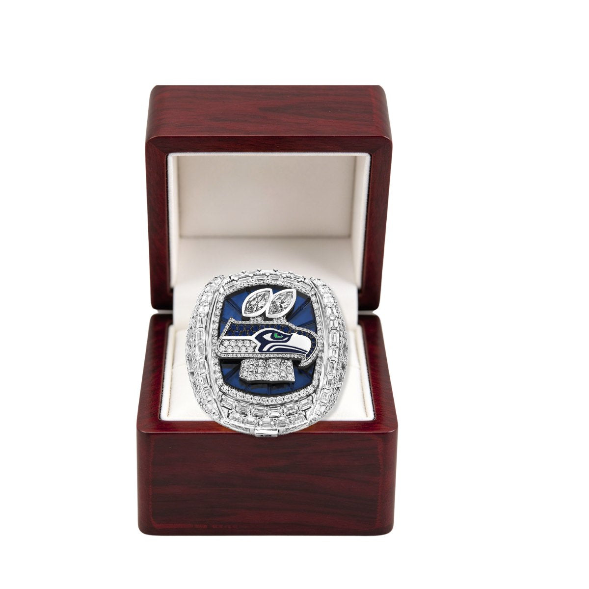 Personalized 2025 Seattle Football Championship Ring – Custom Name & Number | Fan Gift for Hawks
