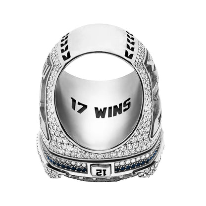 Personalized 2025 Seattle Football Championship Ring – Custom Name & Number | Fan Gift for Hawks