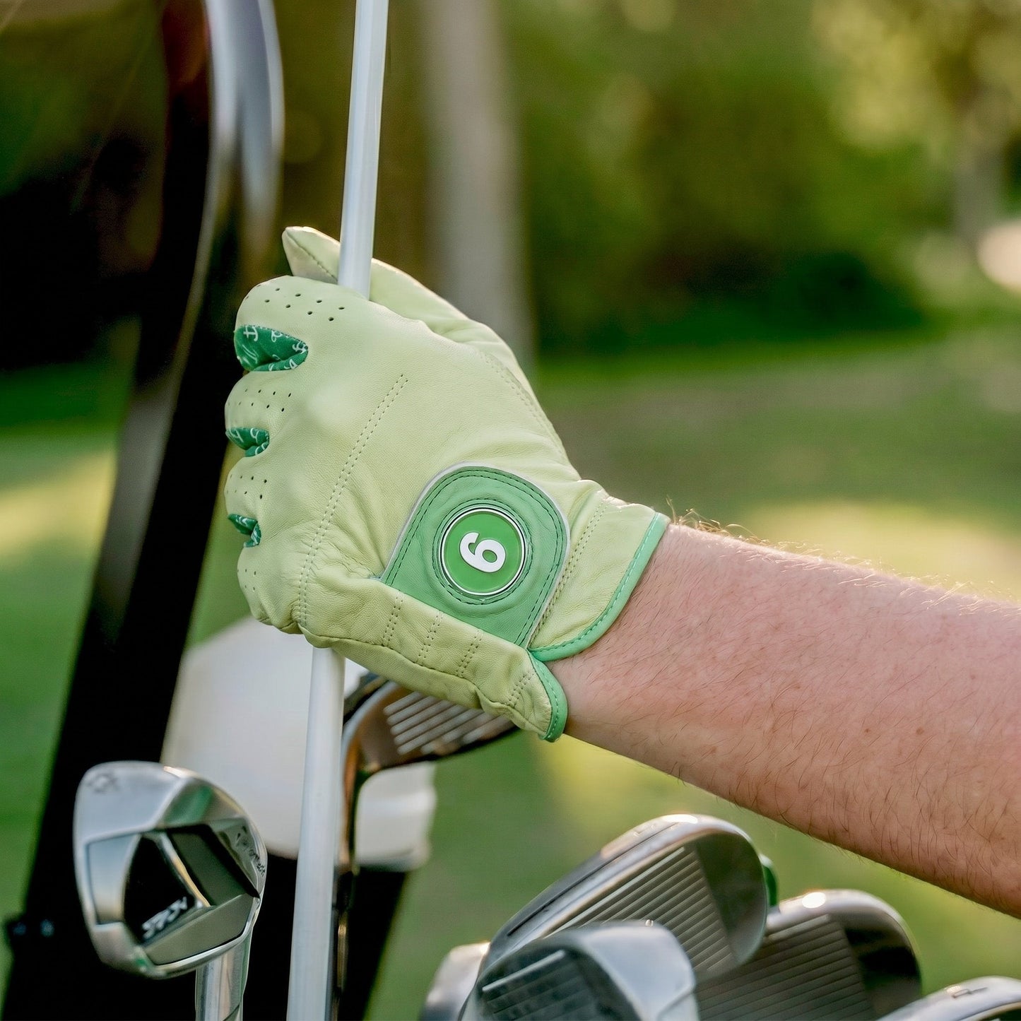 Seaport Serenity | Men's green golf glove