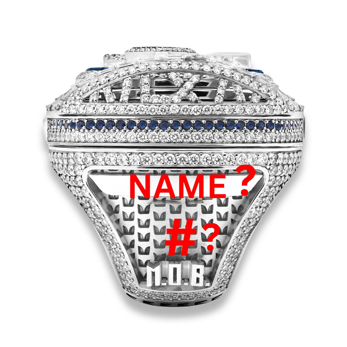 Personalized 2025 Seattle Football Championship Ring – Custom Name & Number | Fan Gift for Hawks