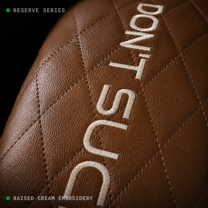 DON'T SUCK™ Reserve — Old Fashioned Driver Headcover (Cognac, 460cc)