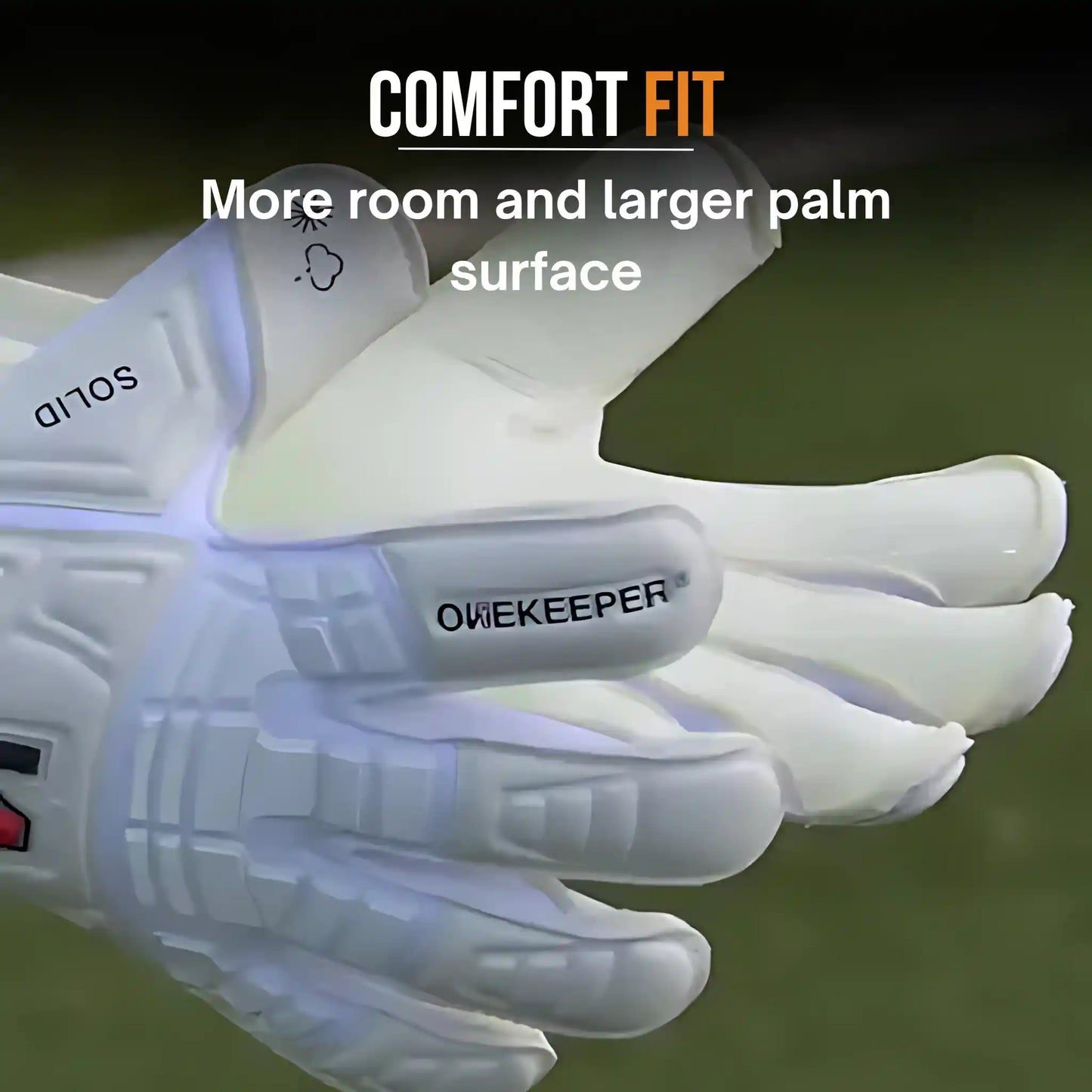 Solid All White - No Finger Protection