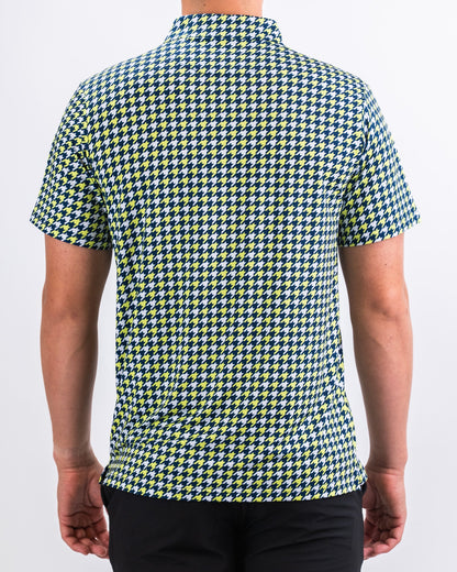 Houndstooth Lime