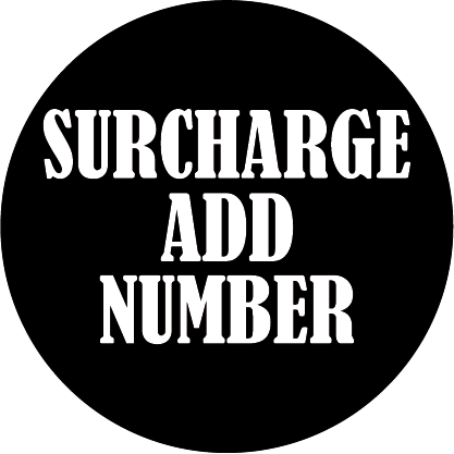 Surcharge Add Number