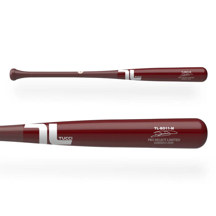 Tucci Bo Bichette Signature Model Pro Select Limited Wood Bat Wine