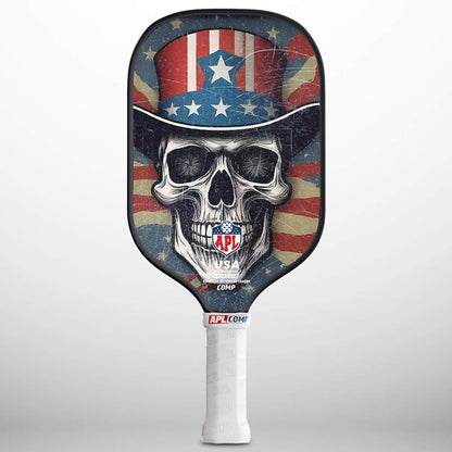 APL - Skulls Hat Pickleball Paddle | 16mm Carbon Fiber | Best Pickleball Paddles | American Pickleball League