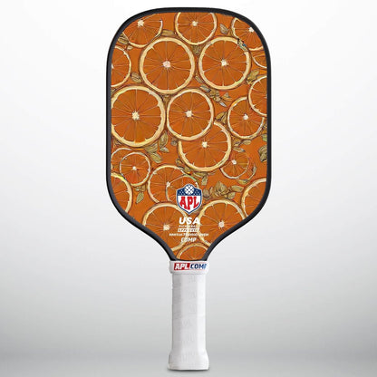 APL - Orange Slices Pickleball Paddle | 16mm Carbon Fiber | Best Pickleball Paddles | American Pickleball League