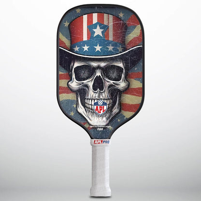 APL - Skulls Hat Pickleball Paddle | 16mm Carbon Fiber | Best Pickleball Paddles | American Pickleball League