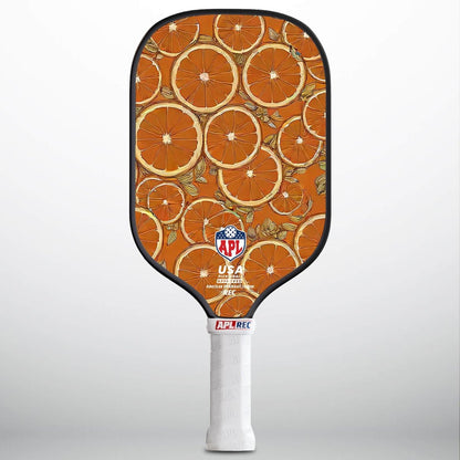 APL - Orange Slices Pickleball Paddle | 16mm Carbon Fiber | Best Pickleball Paddles | American Pickleball League