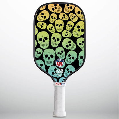 APL - Skulls Pickleball Paddle | 16mm Carbon Fiber | Best Pickleball Paddles | American Pickleball League