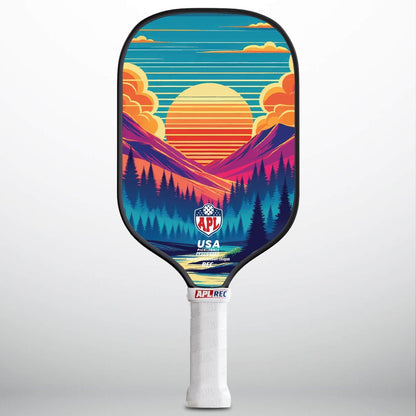 APL - Trees Pickleball Paddle | 16mm Carbon Fiber | Best Pickleball Paddles | American Pickleball League
