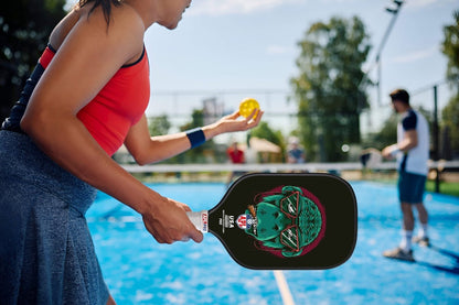 APL - Skull Glasses Pickleball Paddle | 16mm Carbon Fiber | Best Pickleball Paddles | American Pickleball League