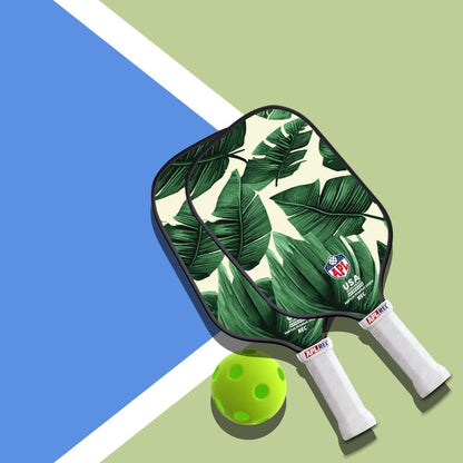 APL - Green Leaves Pickleball Paddle | 16mm Carbon Fiber | Best Pickleball Paddles | American Pickleball Leage