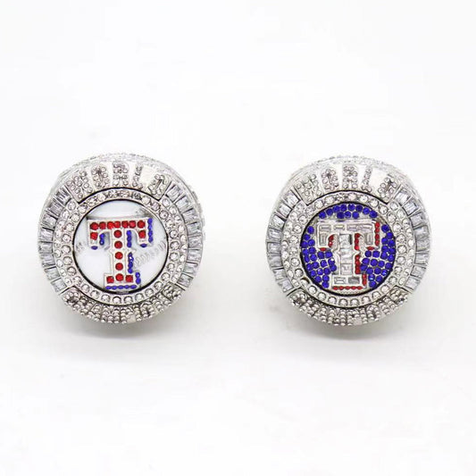 2023 Texas Rangers Baseball Championship Ring Replica – Corey Seager #5 Fan Exclusive Commemorative Collectible Gift