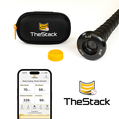 TheStack Bat - Includes integrated Speed Sensor and Award Winning App