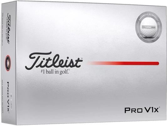 Titleist 2026 Pro V1x Enhanced Alignment Golf Balls