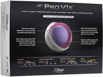 Titleist 2026 Pro V1x Golf Balls