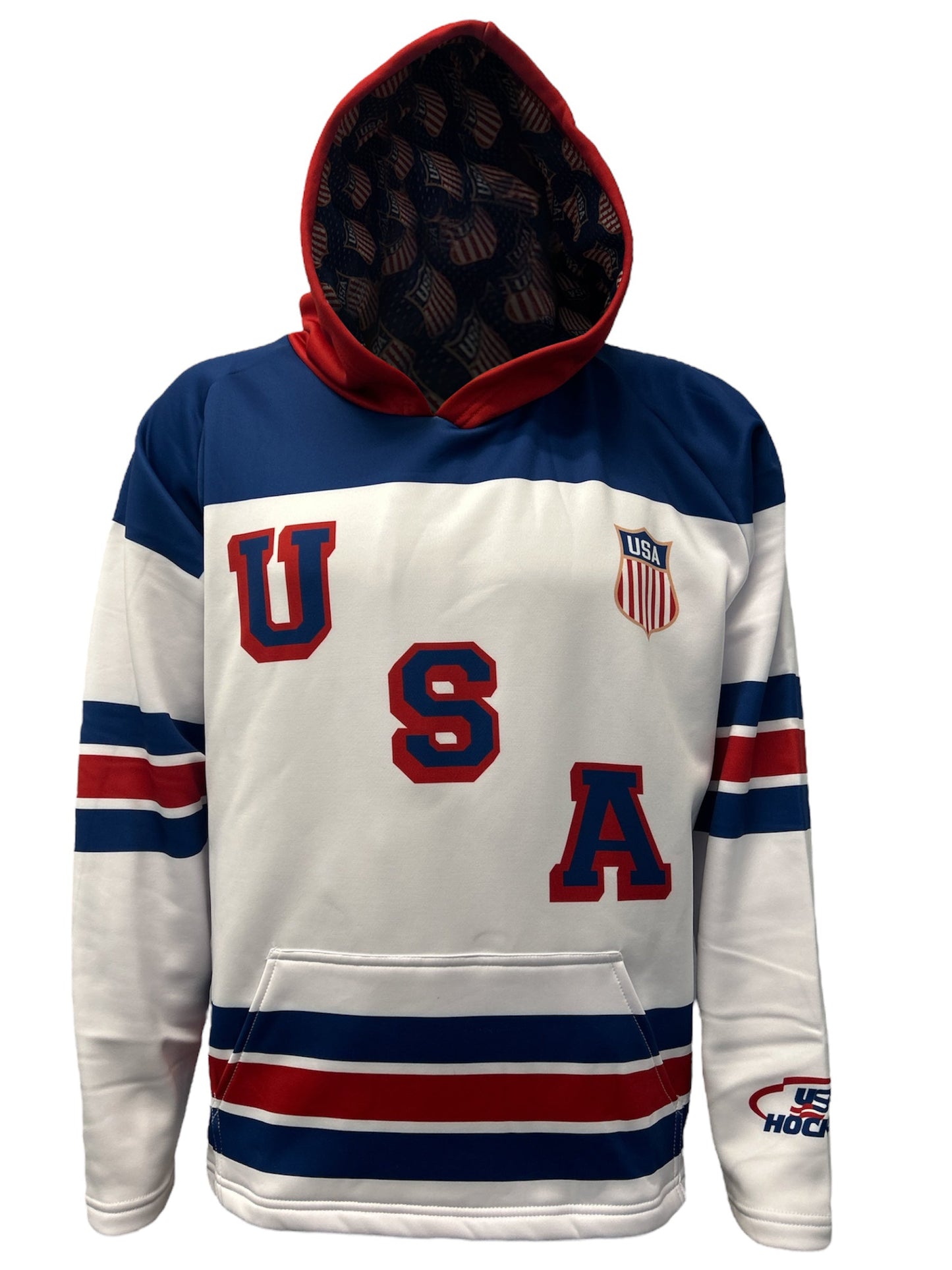 USA Hockey 1960 Gold Official 2026 Jersey Replica Jersey Hoodie
