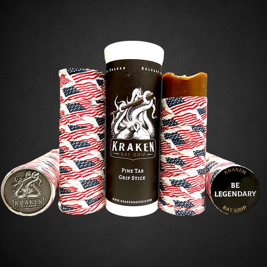 Kraken Pro Wrap Pine Tar Grip Stick - USA
