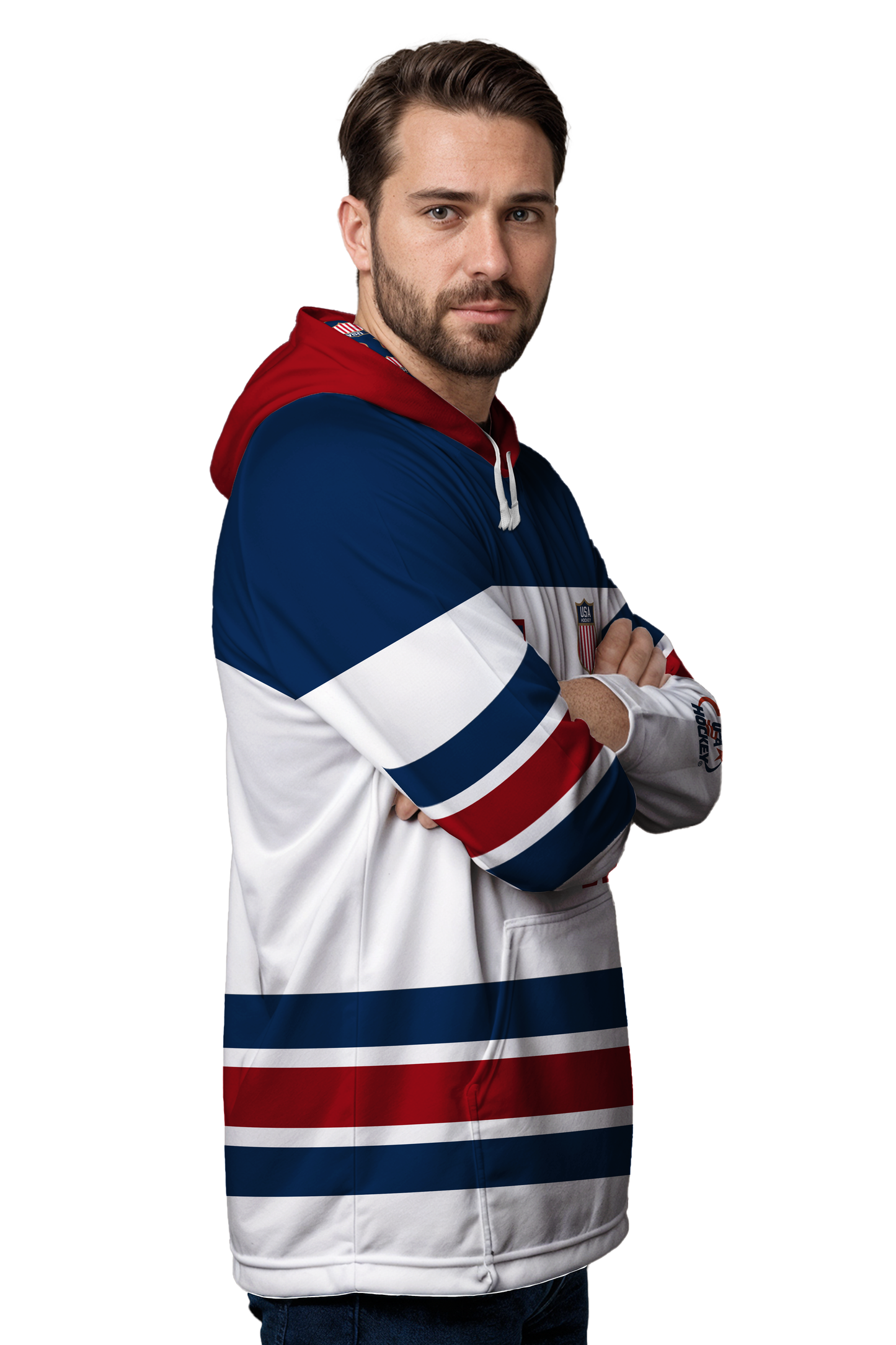 USA Hockey 1960 Gold Official 2026 Jersey Replica Jersey Hoodie