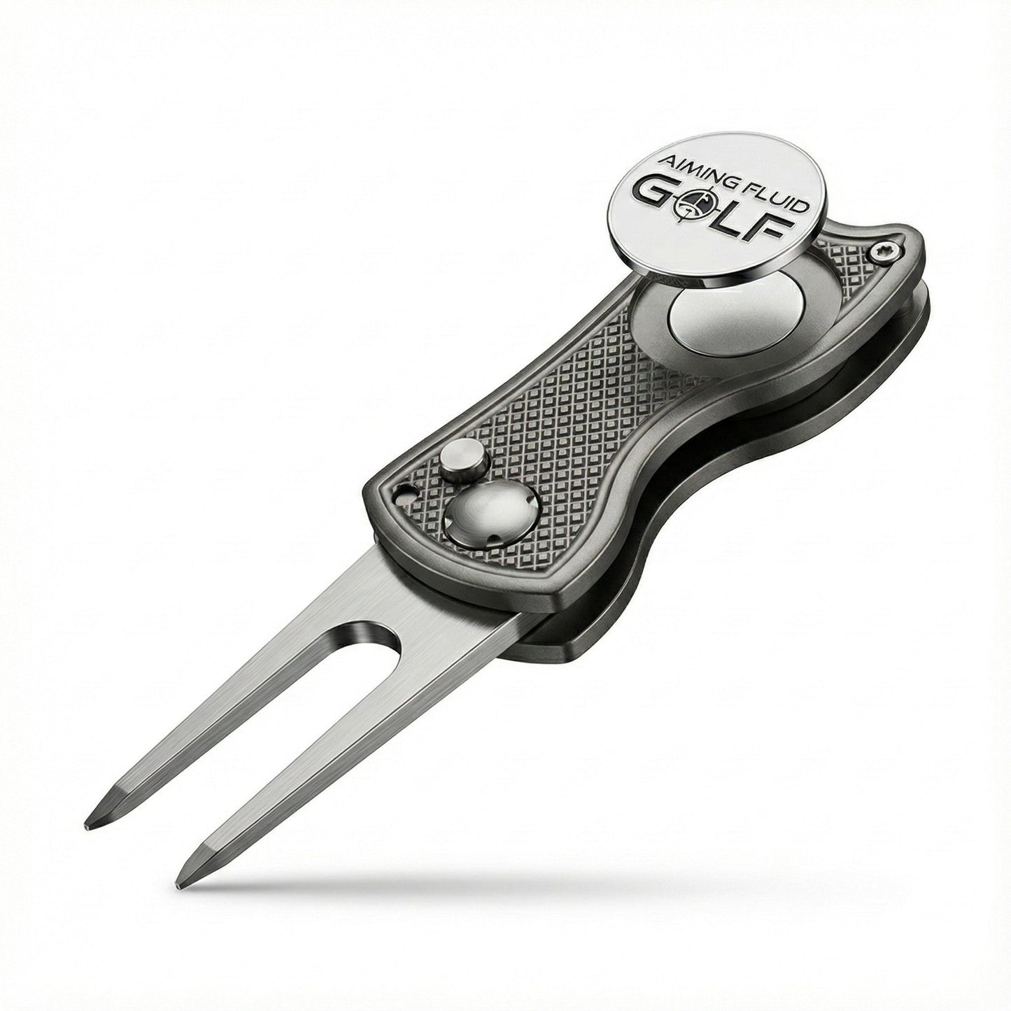 Foldable 5-in-1 Divot Tool with Magnetic Ball Marker