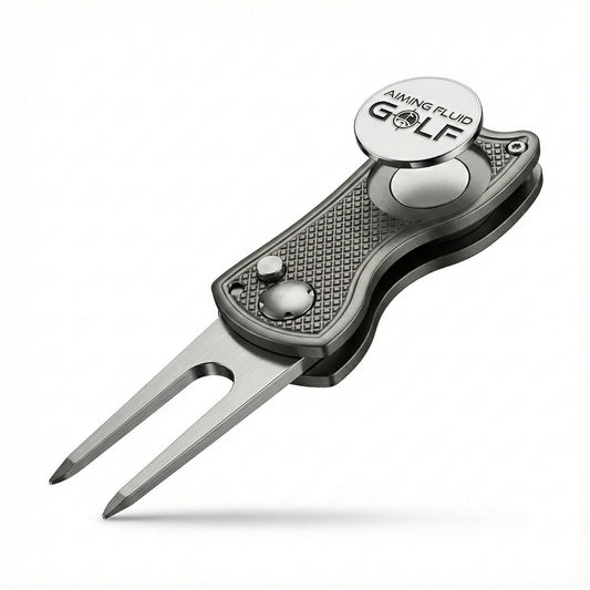 Foldable 5-in-1 Divot Tool with Magnetic Ball Marker