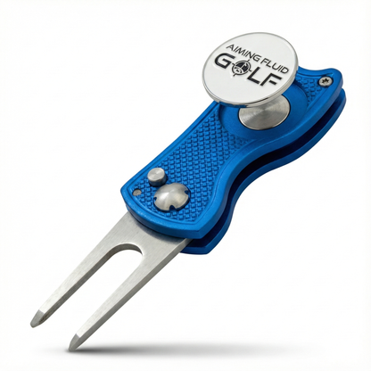 Foldable 5-in-1 Divot Tool with Magnetic Ball Marker