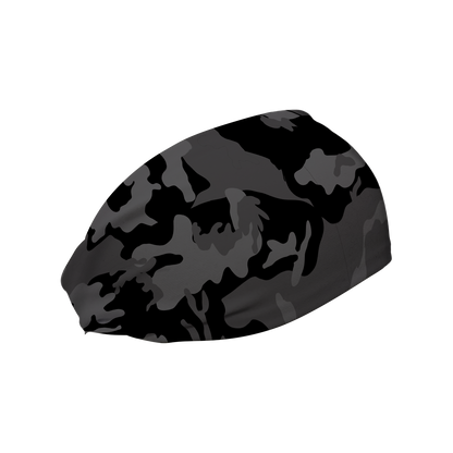 Cooling Headband: Black Camo