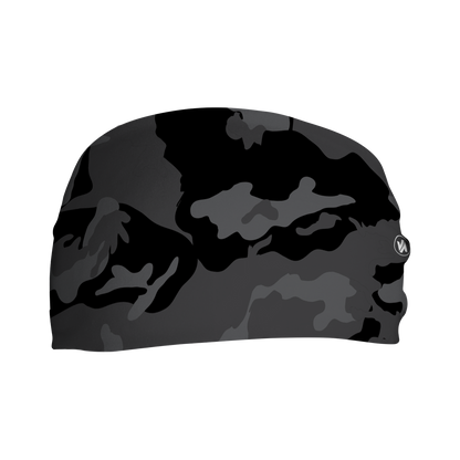 Cooling Headband: Black Camo