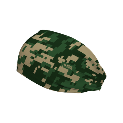 Cooling Headband: Green Digi Camo