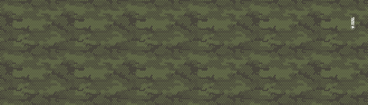 Cooling Towel Green Hex Camo