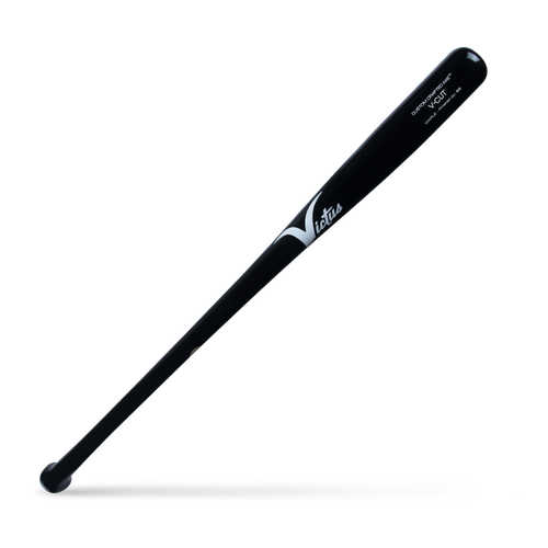 Victus V-Cut Maple Wood Baseball Bat All Black Flared Handle