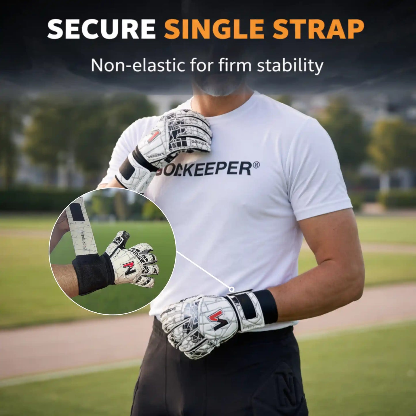 VECTOR Evolution Adult White and Black - No Finger Protection