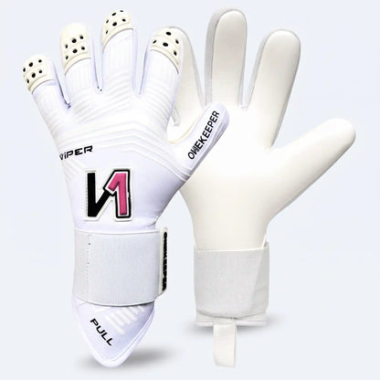Viper All White Goalkeeper Gloves
