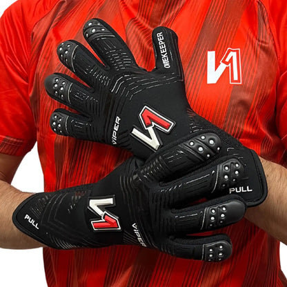 Viper All Black Goalkeeper Gloves