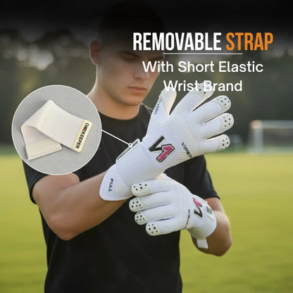 Viper All White Goalkeeper Gloves