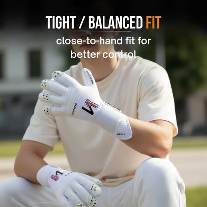 Viper All White Goalkeeper Gloves