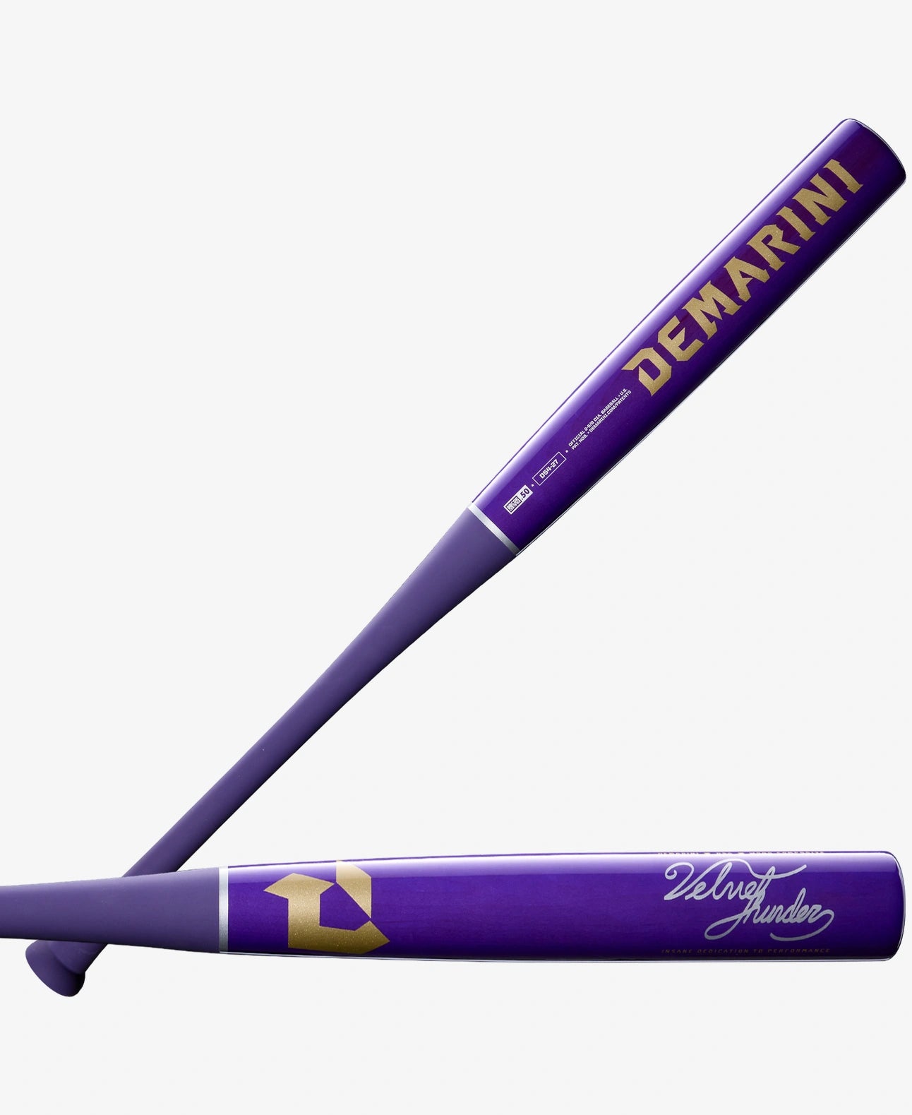 DeMarini 2027 Velvet Thunder D54 Wood Composite BBCOR Baseball Bat